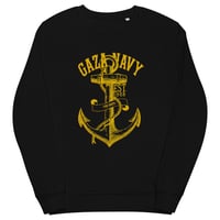 Image 2 of Gaz-a Navy Sweat in Black/Navy