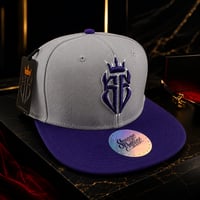 Image 1 of Grey & Purple SE Hats