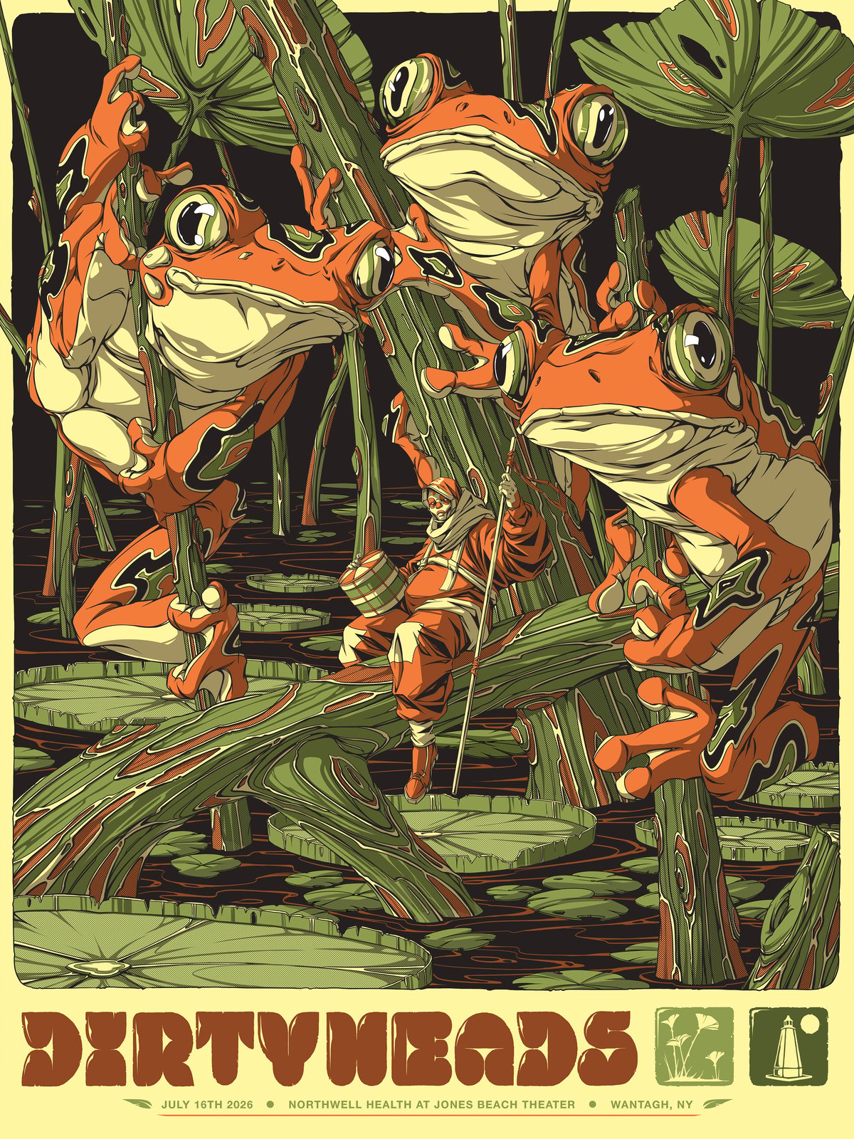 Greensky Bluegrass - Winter Tour Poster / Mike Fudge Art