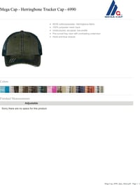 Image 2 of MSYF Embroidered Unstructure Mesh Back Hat