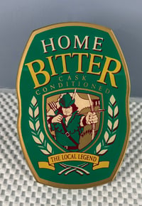Image 2 of Vintage British Beer Pump Tap Handle - Home Bitter Cask Conditioned
