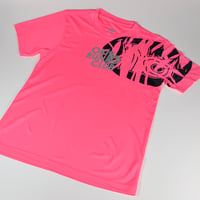 Image 4 of ob1 run club fluoro reflective running tee