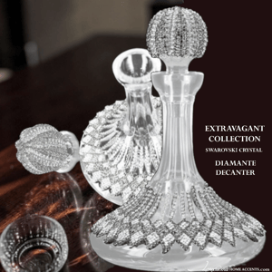 Image of Swarovski Crystal Decanter Diamante