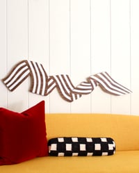 Image 3 of Classic Wave Ribbon Print in Walnut