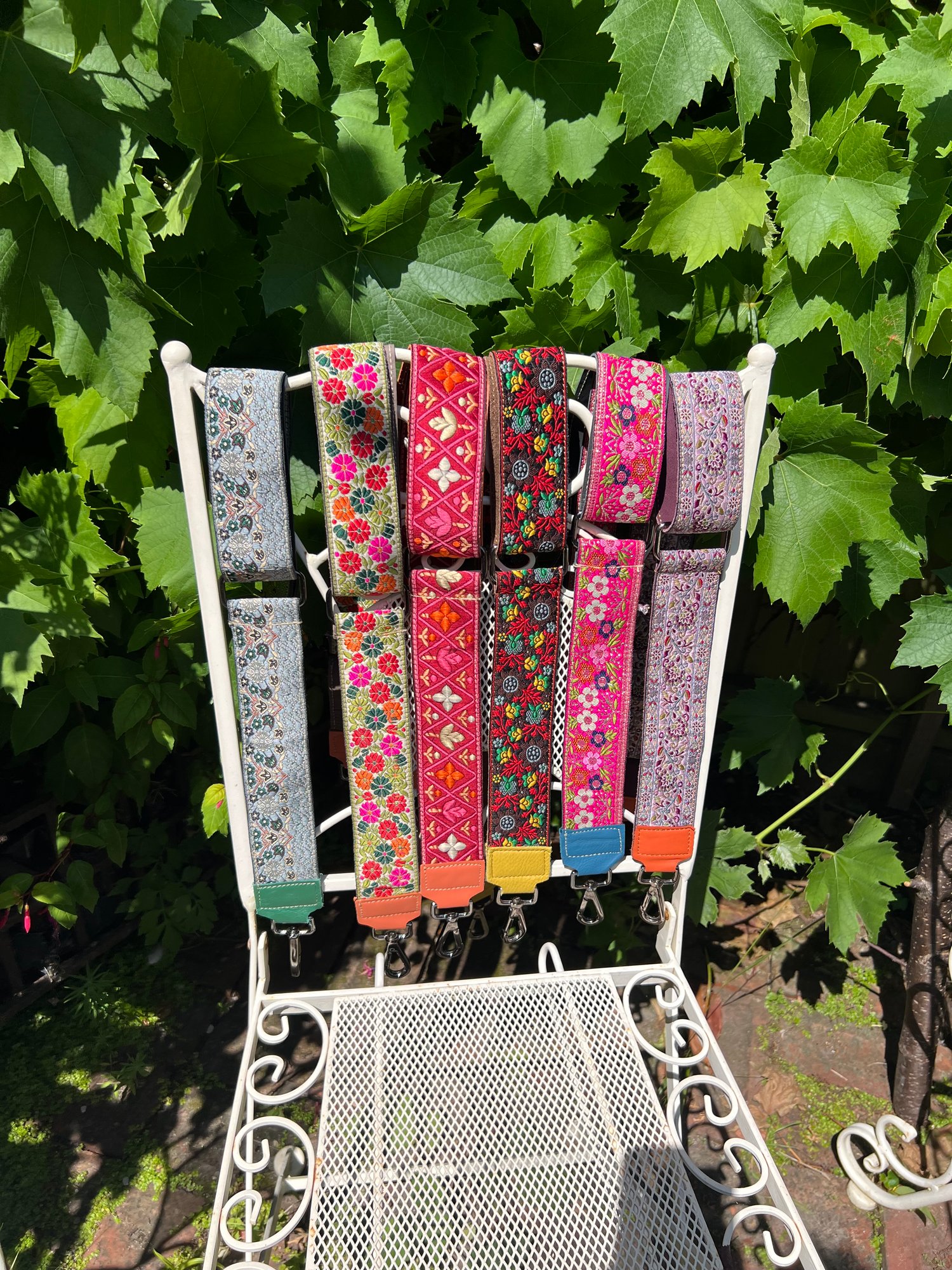 Image of Embroidered Bag Straps