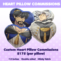 Image 1 of Custom Heart Pillow Commissions (Round 7)