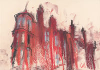 Image 2 of Tenement on the corner of Hyndland Road & North Gardner Street - Soft pastels and Charcoal on Paper 