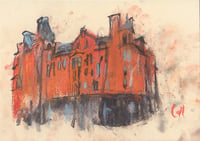 Image 2 of Tenement on the corner of Stockwell St and Bridgegate - Soft pastels a...