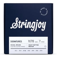 Stringjoy 11-70 7-String Heavy Bottom Medium Gauge Signatures - Nickel Wound Electric Guitar Strings