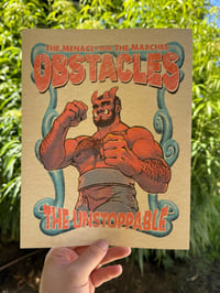 Obstacles The Unstoppable - Risograph Print