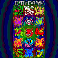 Weird Eevees Holo Sticker Sheet! ETA Early Sept