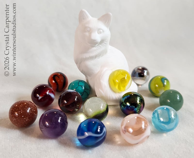 Image of Majesty - Longhair Cat Altar Figurine