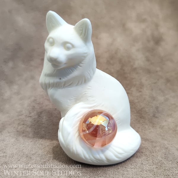 Image of Majesty - Longhair Cat Altar Figurine