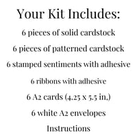 Image 11 of Happy Halloween Card Making Kit for Adults to DIY 6 Handmade Greeting Cards