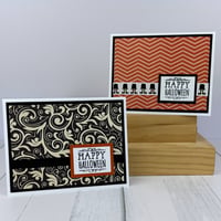 Image 3 of Happy Halloween Card Making Kit for Adults to DIY 6 Handmade Greeting Cards