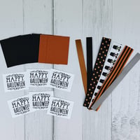 Image 6 of Happy Halloween Card Making Kit for Adults to DIY 6 Handmade Greeting Cards