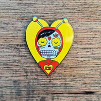 Image 1 of Chapulin Calavera Enamel Pin