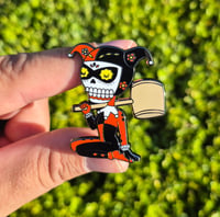 Image 2 of Harley Calavera Enamel Pin