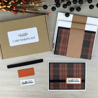 Image 1 of Plaid Happy Halloween Card Making Kit for Adults to DIY 6 Easy Handmade Greeting Cards