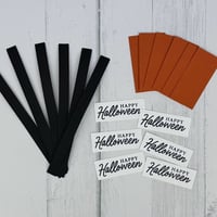 Image 5 of Plaid Happy Halloween Card Making Kit for Adults to DIY 6 Easy Handmade Greeting Cards