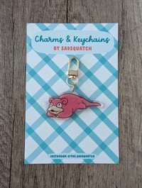 Image 3 of Slowpoke - Pocket Monster Epoxy Acrylic Keychain Charm