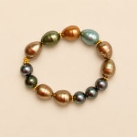 Multicolored Pearl Bracelet 