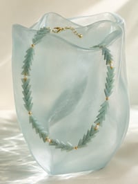 Chalcedony, Pearls and Gold Necklace