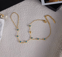 Image 4 of The Azzurra Hand Chain 