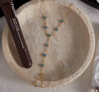 Image 5 of The Azzurra Hand Chain 