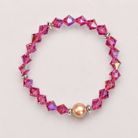 Swarovski Crystal and Pearl Bracelet 