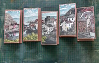 Image 1 of Mix pack of 4 linocut cards