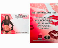 Authentic Kiss Card - 2026 Victoria Design