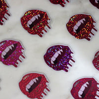 Image 3 of Vampire Kiss Glitter Sticker