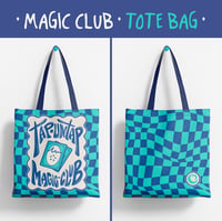 Image 3 of Tote bag - MAGIC CLUB (AZUL)