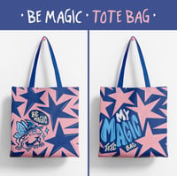 Image 3 of Tote bag - Be Magic (rosa)