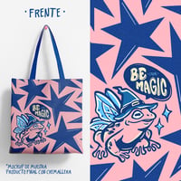 Image 1 of Tote bag - Be Magic (rosa)