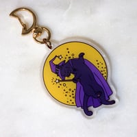 Image 1 of 2.5" Magic Cat Keychain