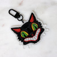Image 1 of 2.5" Vintage Cat Keychain