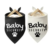 Image 1 of Handcrafted Baby Security Dog  Bandana
