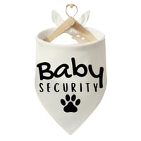 Image 1 of Handcrafted Baby Security Pet Bandana