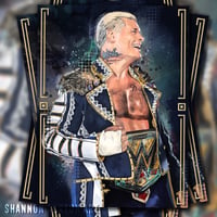 Image 1 of American Nightmare | Cody Rhodes WWE Painting