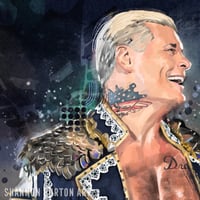 Image 2 of American Nightmare | Cody Rhodes WWE Painting