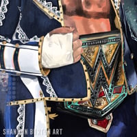 Image 4 of American Nightmare | Cody Rhodes WWE Painting