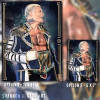 Image 6 of American Nightmare | Cody Rhodes WWE Painting