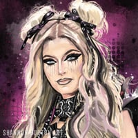 Image 2 of Little Miss Bliss | Alexa Bliss WWE Painting