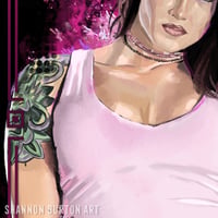 Image 3 of The Extreme Diva | Lita WWE Painting