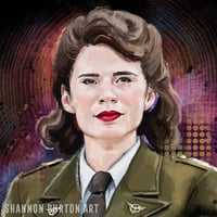 Image 2 of Agent Carter | Peggy Carter Marvel Painting