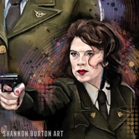 Image 4 of Agent Carter | Peggy Carter Marvel Painting