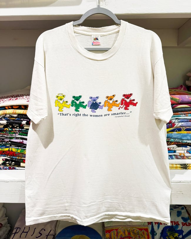 Grateful Dead Early 90s Women Are Smarter Lot T-Shirt - Size XL