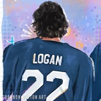 Image 4 of Briar University Boys | Hockey Romance Book Off Campus Painting